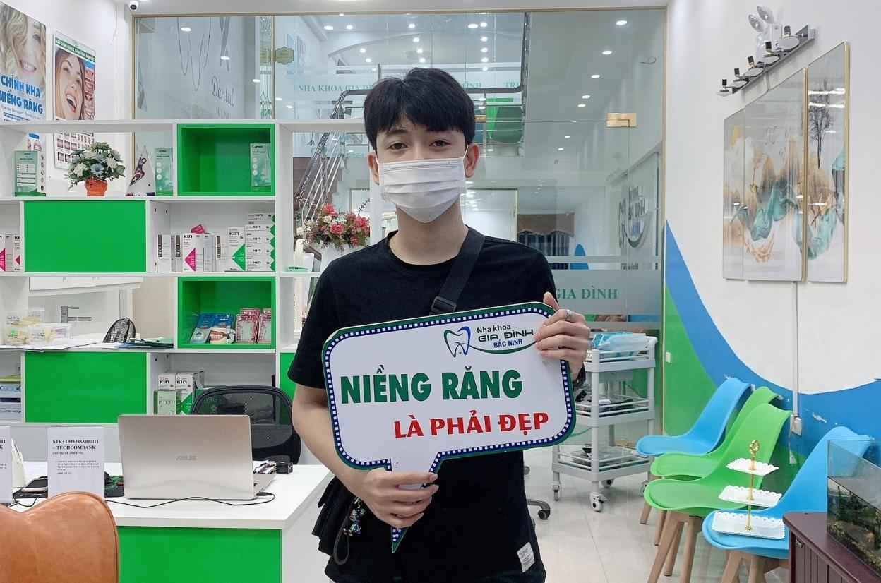 Khách hàng niềng răng tại nha khoa gia đình bắc ninh