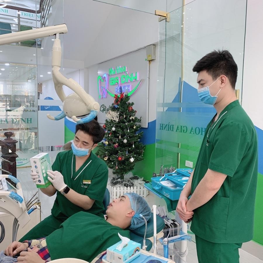 Chăm sóc sau điều trị khách hàng tại nha khoa gia đình bắc ninh