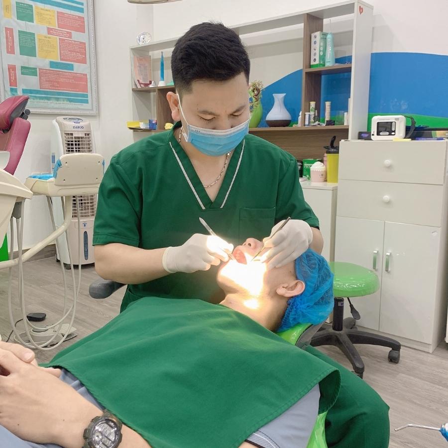 chinh lai vet tram han rang sau tai nha khoa gia dinh bac ninh