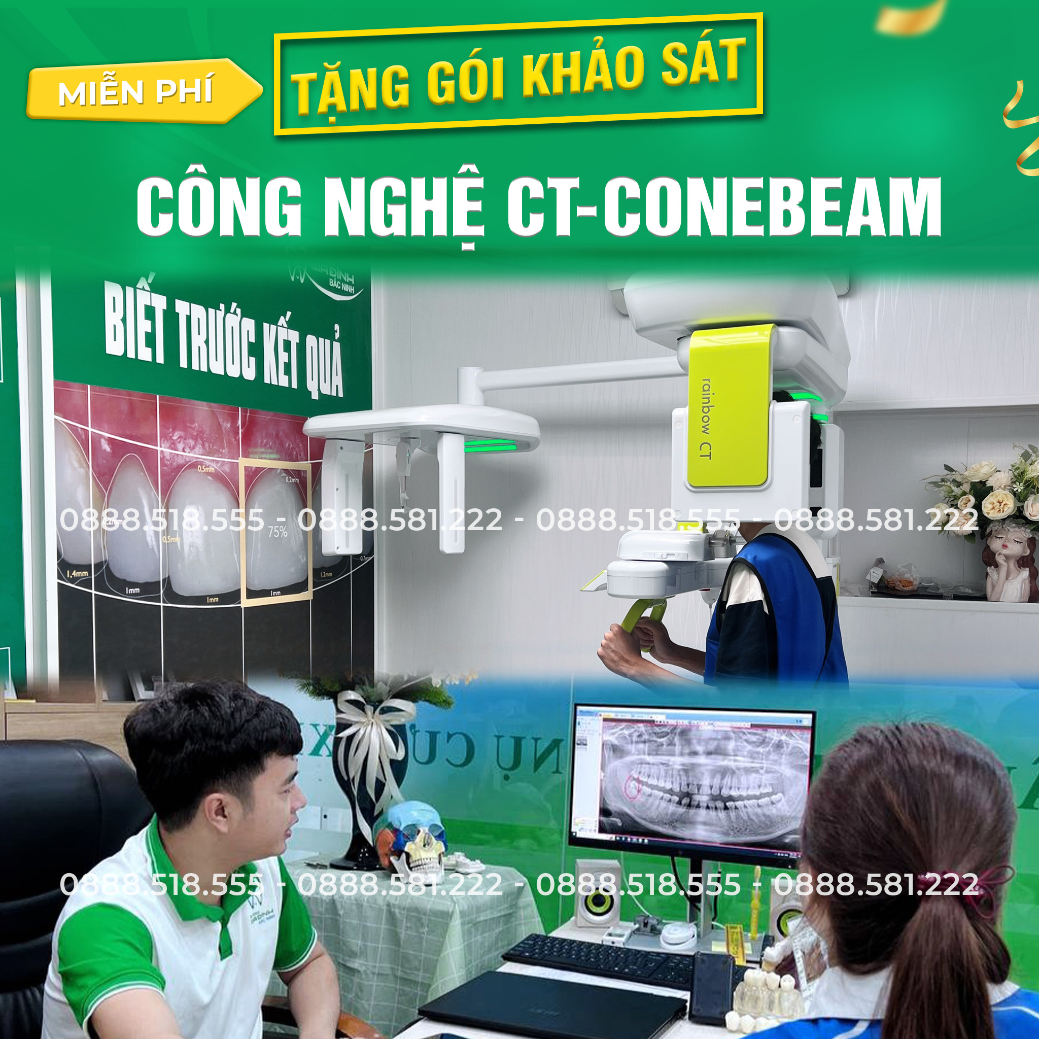 Nha khoa gia đình tặng quà nhân dịp thành lập Thị Xã Quế Võ 4 Nha khoa gia đình tặng quà nhân dịp thành lập Thị Xã Quế Võ cồng nghệ ct conebeam
