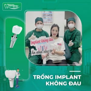 Trồng răng Implant có đau không? Sự thật & Giải pháp giảm đau hiệu quả