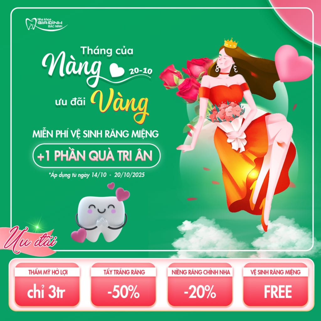 Nha Khoa Gia Đình Bắc Ninh - Ưu đãi ngày Phụ Nữ Việt Nam 20/10 9 565659446 1346860796809589 339036442022593293 n
