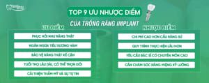Top 9 Ưu Nhược Điểm Của Trồng Răng Implant