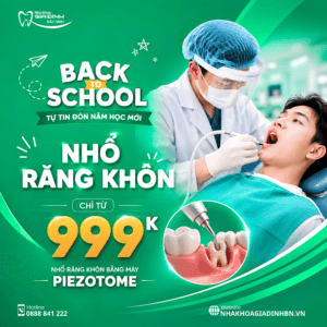 nhổ răng khôn bằng máy siêu âm Piezotome tại Nha Khoa Gia Đình Bắc Ninh