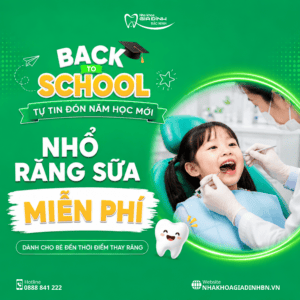 Bác sĩ kiểm tra răng cho trẻ tại Nha Khoa Gia Đình Bắc Ninh